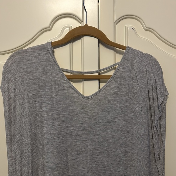 Gray Fringe Tank Top Women’s Size Small - Picture 5 of 6